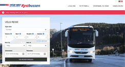 Desktop Screenshot of kystbussen.no